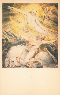 Postcard Art Conversion of Saul by William Blake