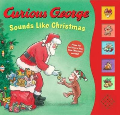 #ad #ad Curious George Sounds Like Christmas sound book Paperback VERY GOOD $4.46