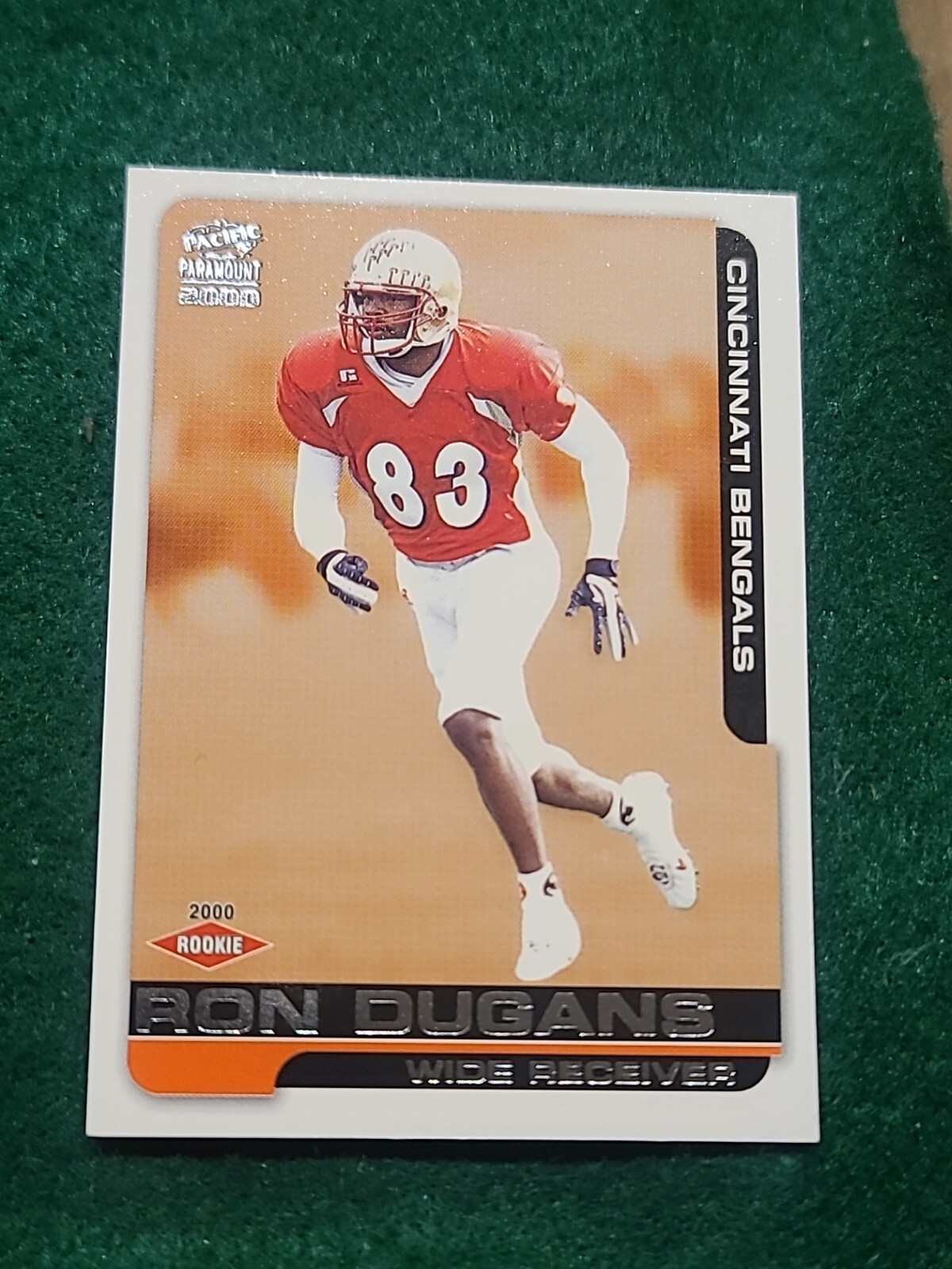 2000 Paramount Football Card #49 Ron Dugans Rookie