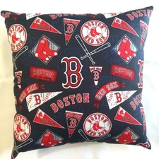 MLB BOSTON RED SOX COMPLETE 15 X 15 COTTON PILLOW - GIFTS 8 Styles