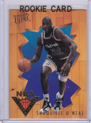 SHAQUILLE O'NEAL Shaq Fleer Ultra ALL-ROOKIE 1st Team INSERT CARD Magic LA LAKER