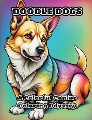 ColorZen - Doodle Dogs  A Colorful Canine Coloring Odyssey - New paper - X555z