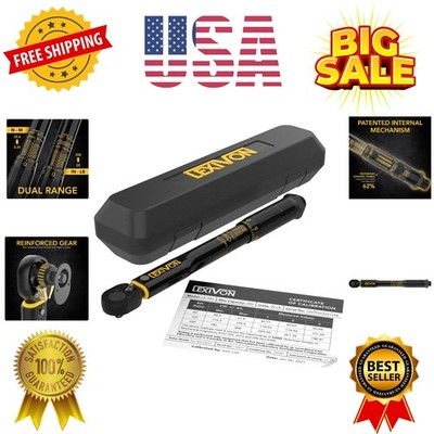 Inch Pound Torque Wrench 1/4-Inch Drive | 20~200 in-lb/2.26~22.6 Nm LX-181