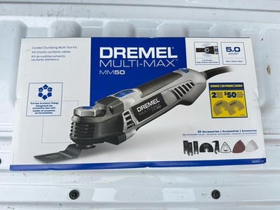 NEW! Dremel Multi-Max MM50 5.0A Corded 120V Oscillating Tool Kit, 30pc Variable