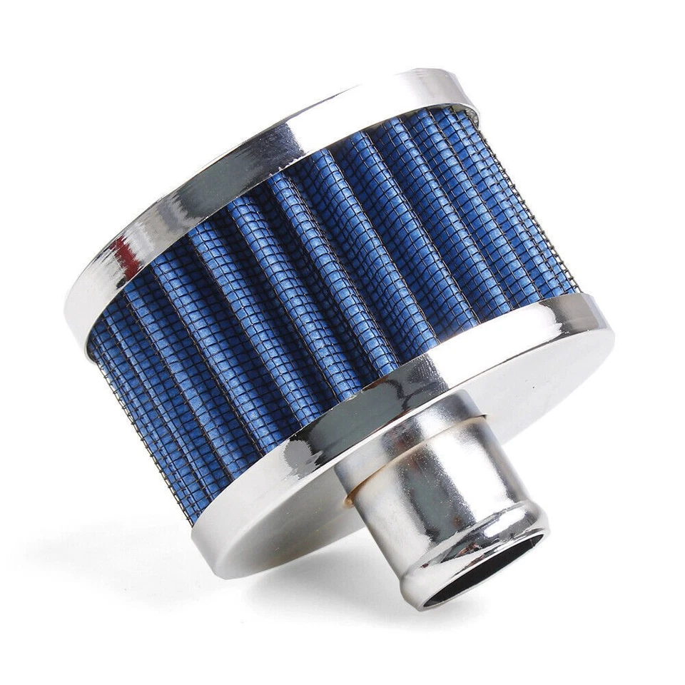 2X 1" Extra Flow Breather Blue 1" Push In Vent Filter for Valve Cover Foto 3 de 4