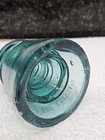 Hemingray Glass Insulator Patented Oct 8 1907 Aqua Blue Chipped Glass  — photo 6