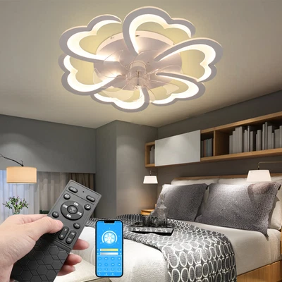 OYAJIA LED 85W DeckenventilatorLampe mit Fernbedienung Dimmbar Deckenlampe Wohnzimmer