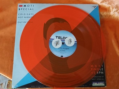 Moti Special - Cold Days Hot Nights --- Maxi Single (Vinyl) im Roten Vinyl