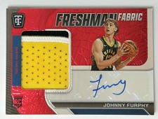 2024-25 TOTALLY CERTIFIED FRESHMAN FABRIC Johnny Furphy Rookie #FFS-FUR Pacers