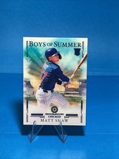 2025 Panini Boys of Summer - Matt Shaw, Matt Shaw #93 Blue /99 (RC)