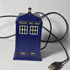 Zeon Doctor Who TARDIS Police Box USB Hub Blue 2009 Collectible — photo 1