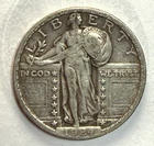 1924 25C Standing Liberty Quarter - Very Fine - Clear Features Good Detail