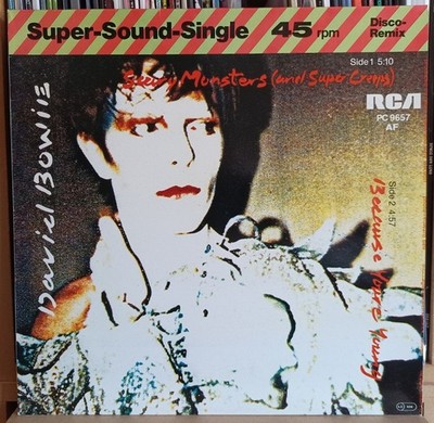 (31) David Bowie   Scary Monsters (And Super Creeps) / Because You're Young 12''