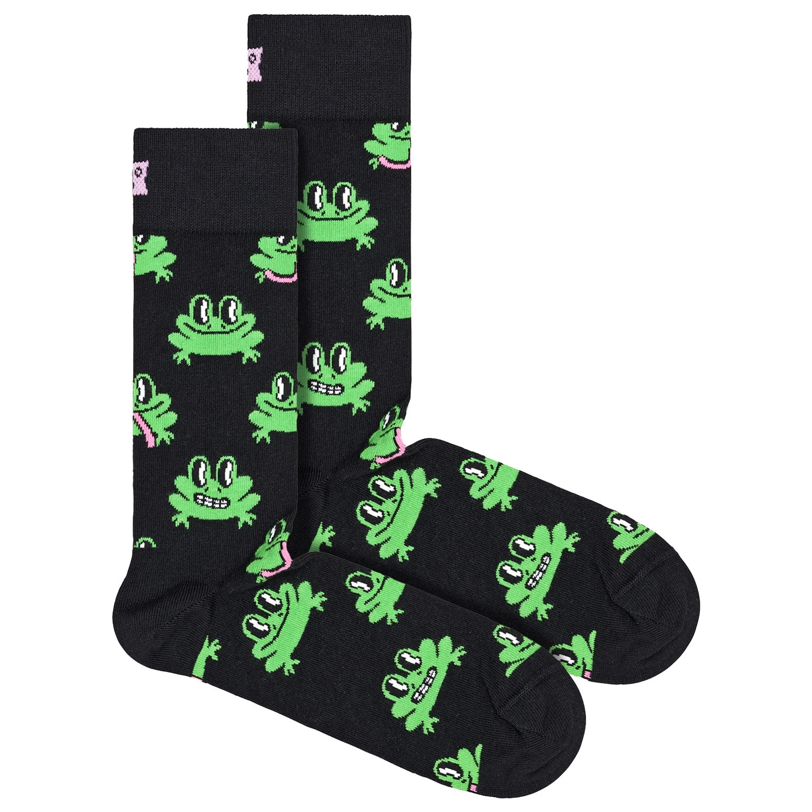 Mens Frog Novelty Socks by Happy Socks - Cotton Breathable Gift Socks