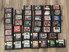 Sega Genesis Lot Of 42 Games - X-Men Vectorman 2 Dick Tracy Batman NBA Madden