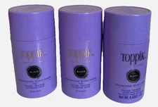 3x- Lot of 3! Toppik Hair Filler Volumizing Micro Fibers~ Black~0.42 oz~ New