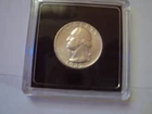 1932 bu silver quarter in a 2x2 plastic holder