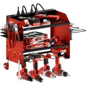 Power Tool Organizer Wall Mount and Tool Charging Station.