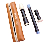 Aulo Alto E 209B Plastic Brown Baroque Recorder Ready to Play Model