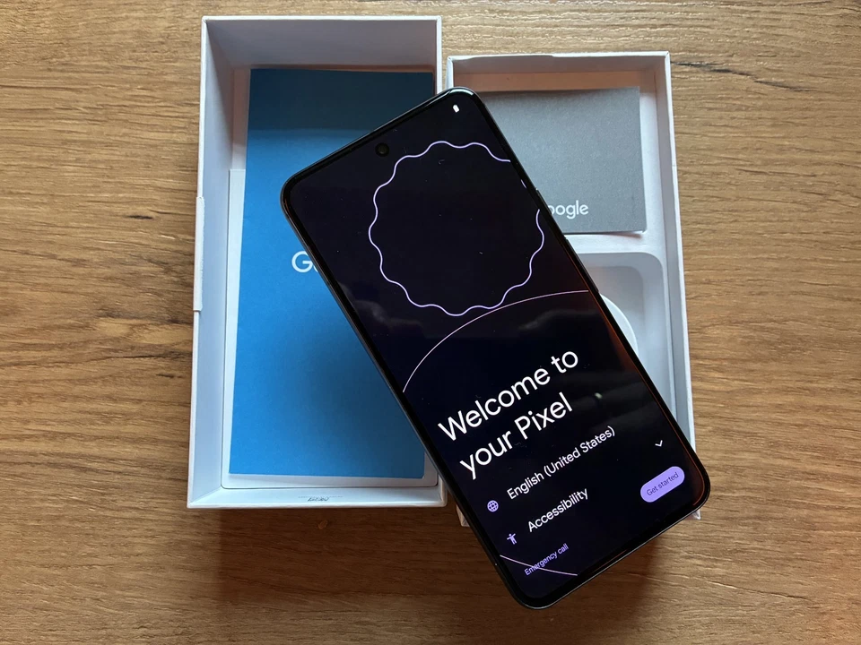 Google Pixel 8 128GB Obsidian, Top Zustand mit Klack-Geräusch beim Schütteln - Bild 2 von 4