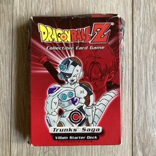 BOX ONLY Dragon Ball Z Card Game Villian Starter Deck Box Truck s Saga