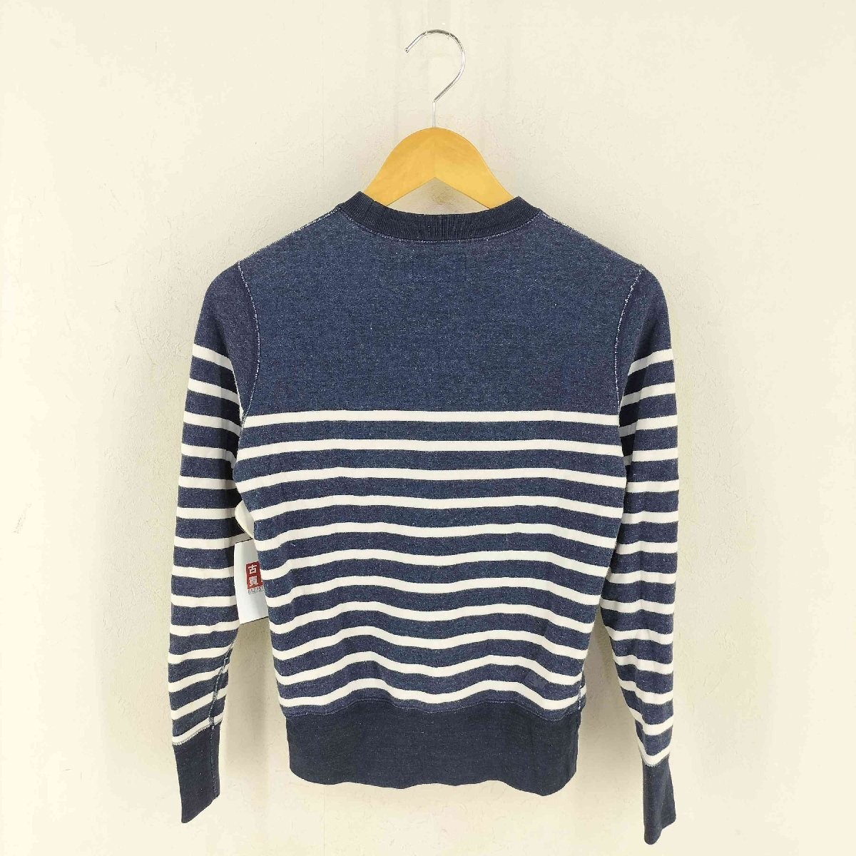LOOPWHEELER (Loopwheeler) Border Crew Neck Sweat … - image 2