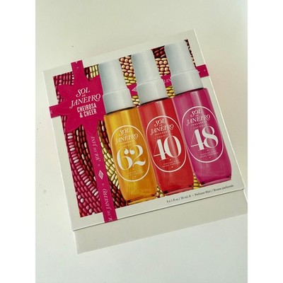 Sol de Janeiro Cheirosa Perfume Mist Set 3pc 62 40 48 30ml New 
