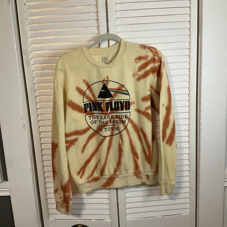 Pink Floyd El Lado Oscuro de la Luna Mujer Beige Marrón Sudadera Cuello Redondo S Foto 4 de 4