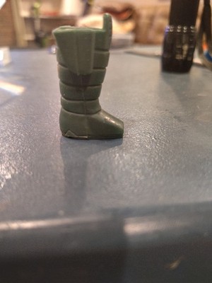 Vtg Spiral Zone Razorback RIGHT BOOT original Tonka 1987 green weapon accessory