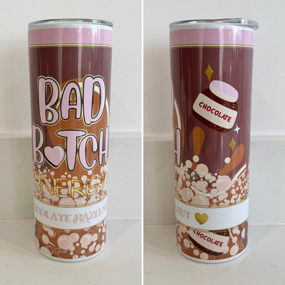 Bad B 20 Unzen Edelstahl Becher Doppelwandiger Deckel und Strohhalm Louise