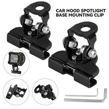 Universal LED Light Bar Mounting Bracket Hood Clamp Off-Road Work Lights