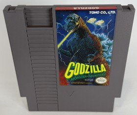 GODZILLA - NINTENDO NES - CART & MANUAL *TESTED & WORKING*