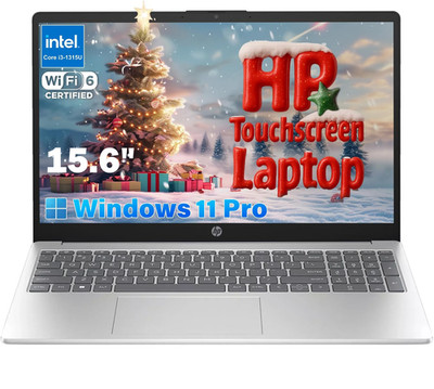 HP 15.6'' Touch Laptop, Intel Core i3, 16GB RAM + 512GB SSD, Windows 11 Pro