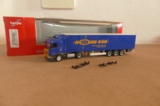 Herpa 1:87 158671 Scania R09 Planenauflieger SZ Nord -Süd  SELTEN in OVP!