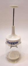 Vintage 1980s 1 Cup Glass Jar Steel Blades Pl...