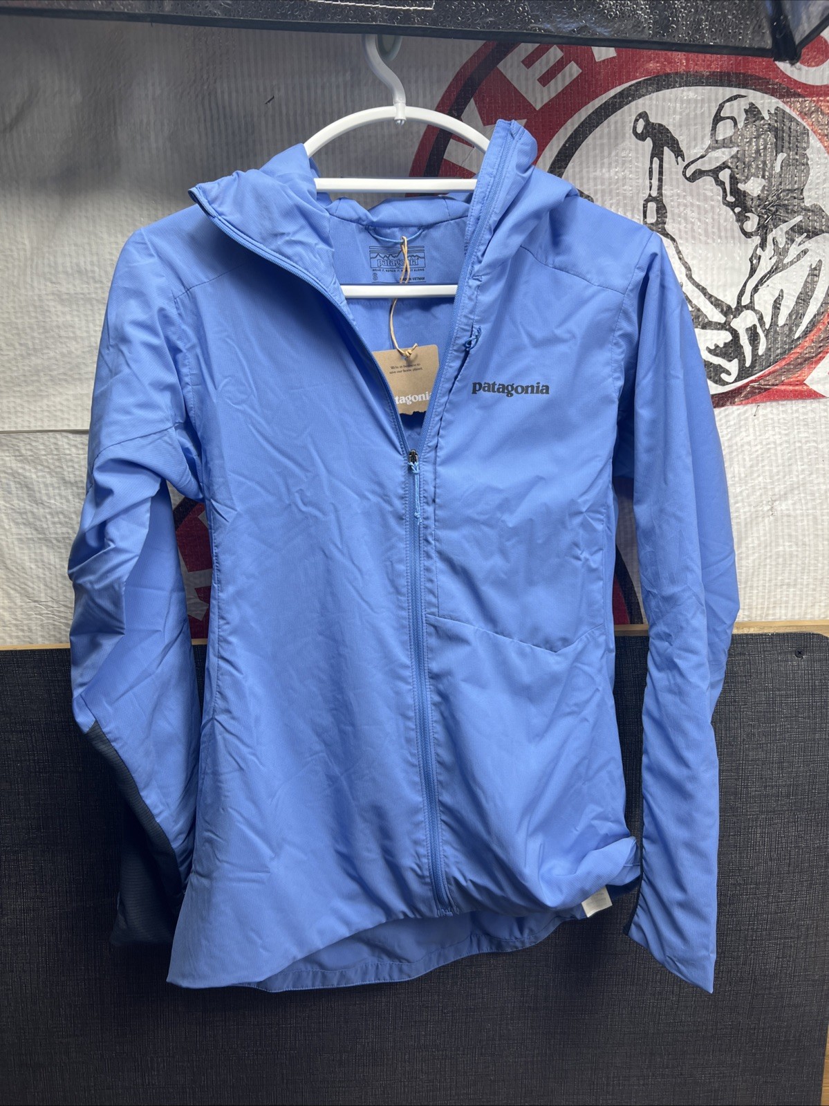 Patagonia Women’s Nano-Air Ultralight Full-Zip Hooded Jacket Blue S