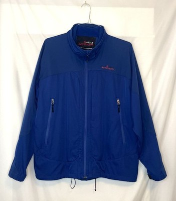 Aigle Actimum Jacket Blue Winter Warm Men s Size Large Full Zip