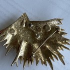 Vintage Unusual LEDO Free Flowing Brooch Pin with AMBER Rhinestones — photo 3