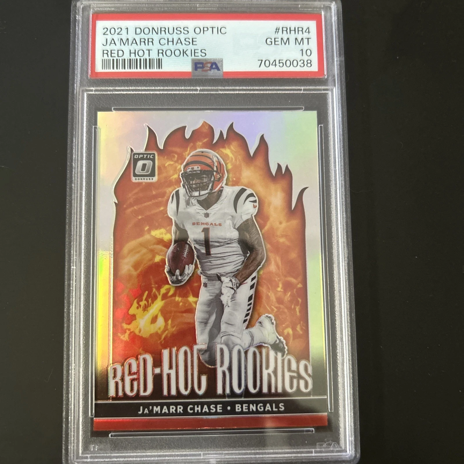 JaMarr Chase Panini Donruss Optic Red Hot Rookies #RHR4 Base