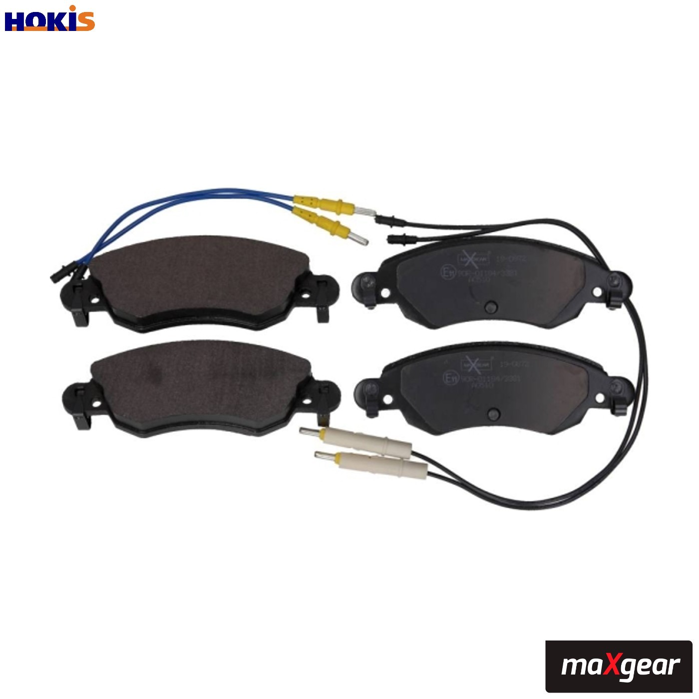 BRAKE PAD SET DISC BRAKE 19-0872 FOR CITROEN C5/II 6FY /6FZ 1.7L 4cyl C5 II