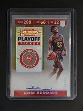 Cam Reddish 2019-20 Panini Contenders RC Auto 40/99 Playoff Ticket [3hk