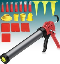 20 oz Sausage Caulk Gun One-Touch Drip-Free  Effortless  Professional Desig...