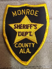 AL Monroe County Alabama Sheriff's Department Patch(3.5in)
