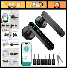 Smart Fingerprint Door Lock - Keyless Entry Biometric Knob with App Control, 4-i