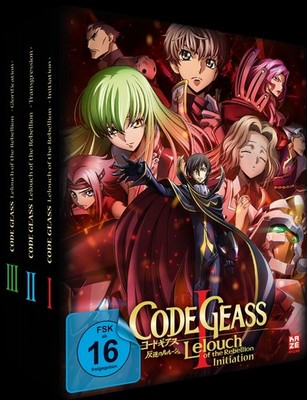 Code Geass: Lelouch of the Rebellion - Movie Trilogie Ges... DVD  *NEU*OVP*