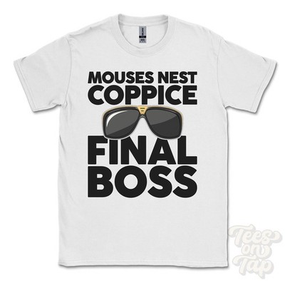 MOUSES NEST COPPICE FINAL BOSS T-SHIRT lustiges Weihnachtsgeschenk Romsey Hampshire England