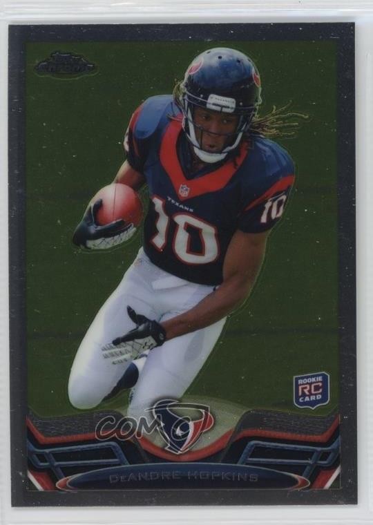 2013 Topps Chrome DeAndre Hopkins (Ball in Right Hand) #154 sq1