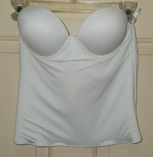 Womens Felina BRA 36A bustier wedding prom special occasion strapless hook loop