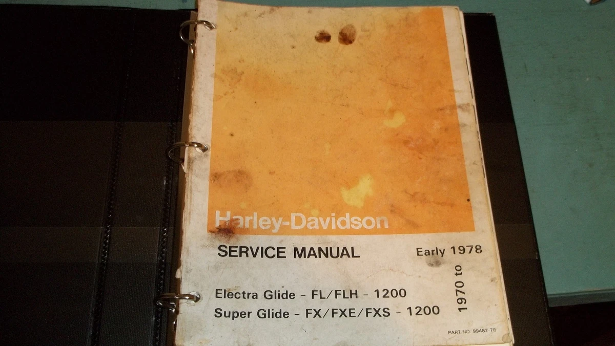 Harley-Davidson 1978 Repair Motorcycle Manuals and Literature for