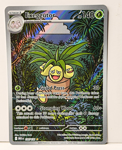 The Pokémon Company Exeggutor 135/132 ME01 Mega Evolution Holo Illus Rare